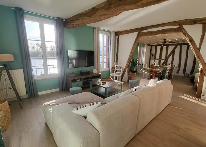 Le Coeur Du Bien-Etre - Gite Grande Capacite - 6 Chambres - Superbe Emplacement - Vue Seine - Decoration Soignee - Coin Touristique